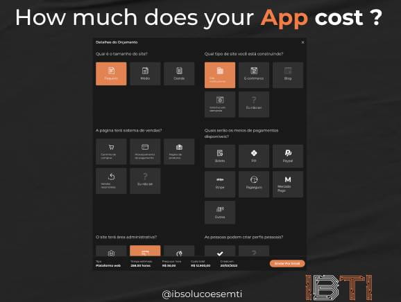 IBTI App Cost Tool
